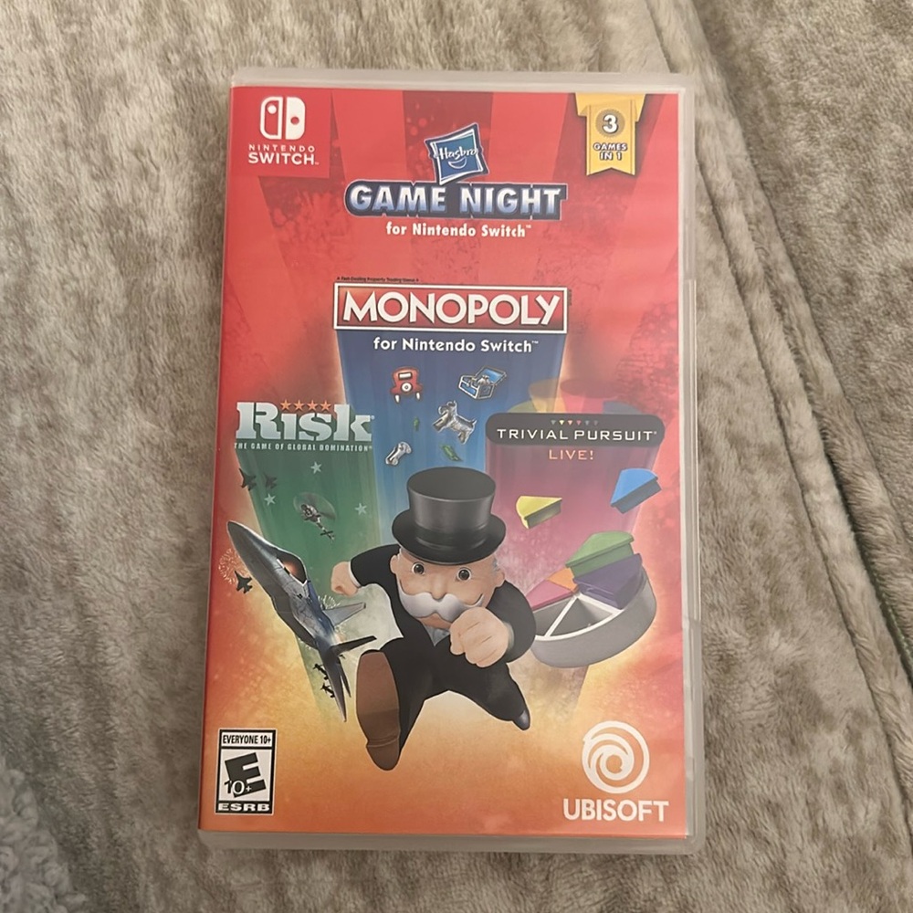 Hasbro Game Night (Nintendo Switch) MONOPOLY RISK TRIVIAL PURSUIT